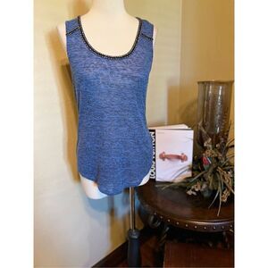 Juicy Couture Sleeveless, Embellished, Knit Shirt Size XSmall
